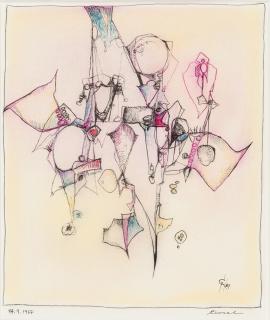 Rolf Cavael - Abstrakte Komposition