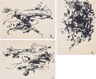 Rolf Cavael - Konvolut von 3 Zeichnungen.