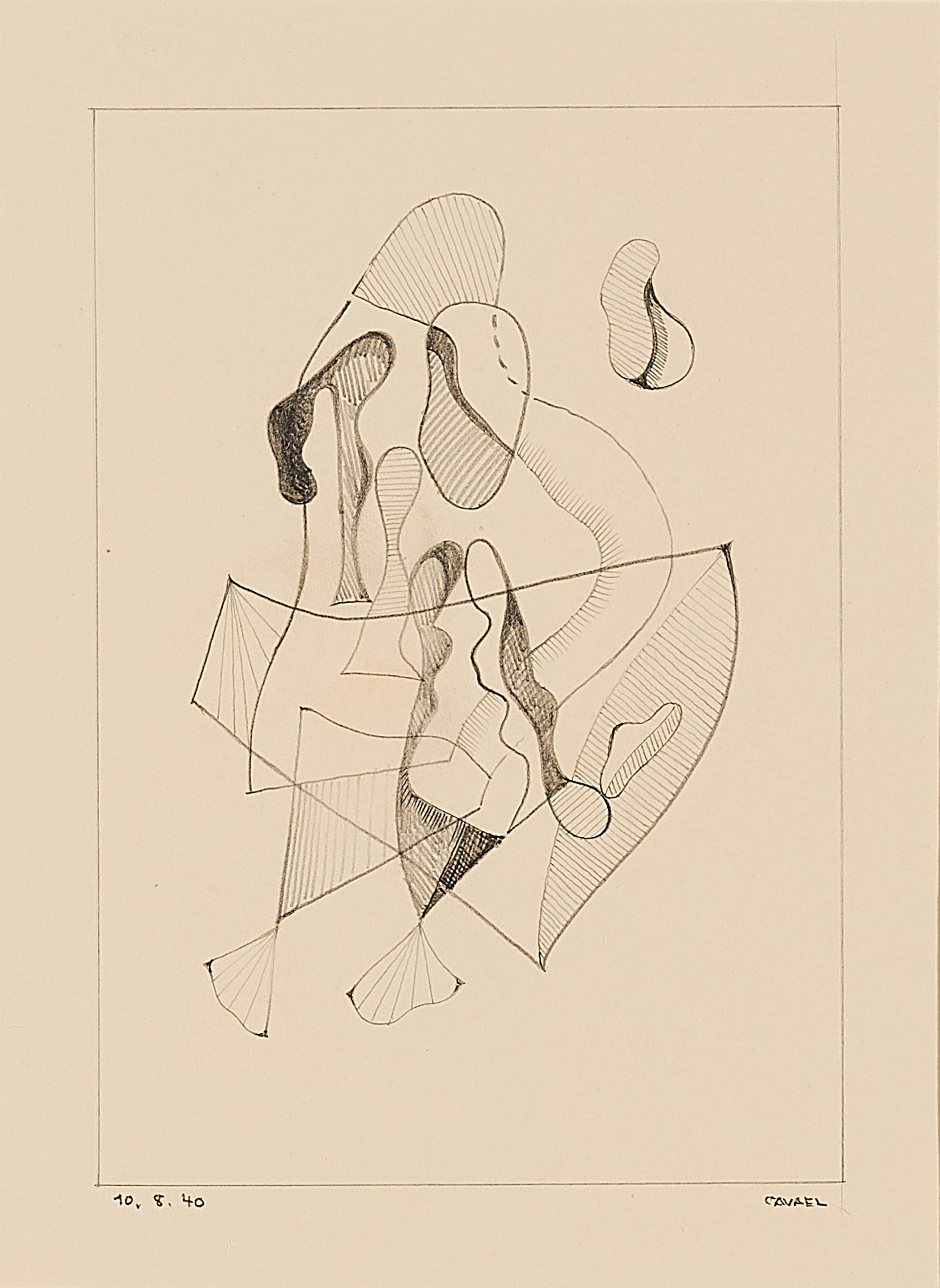 Rolf Cavael - Ohne Titel.