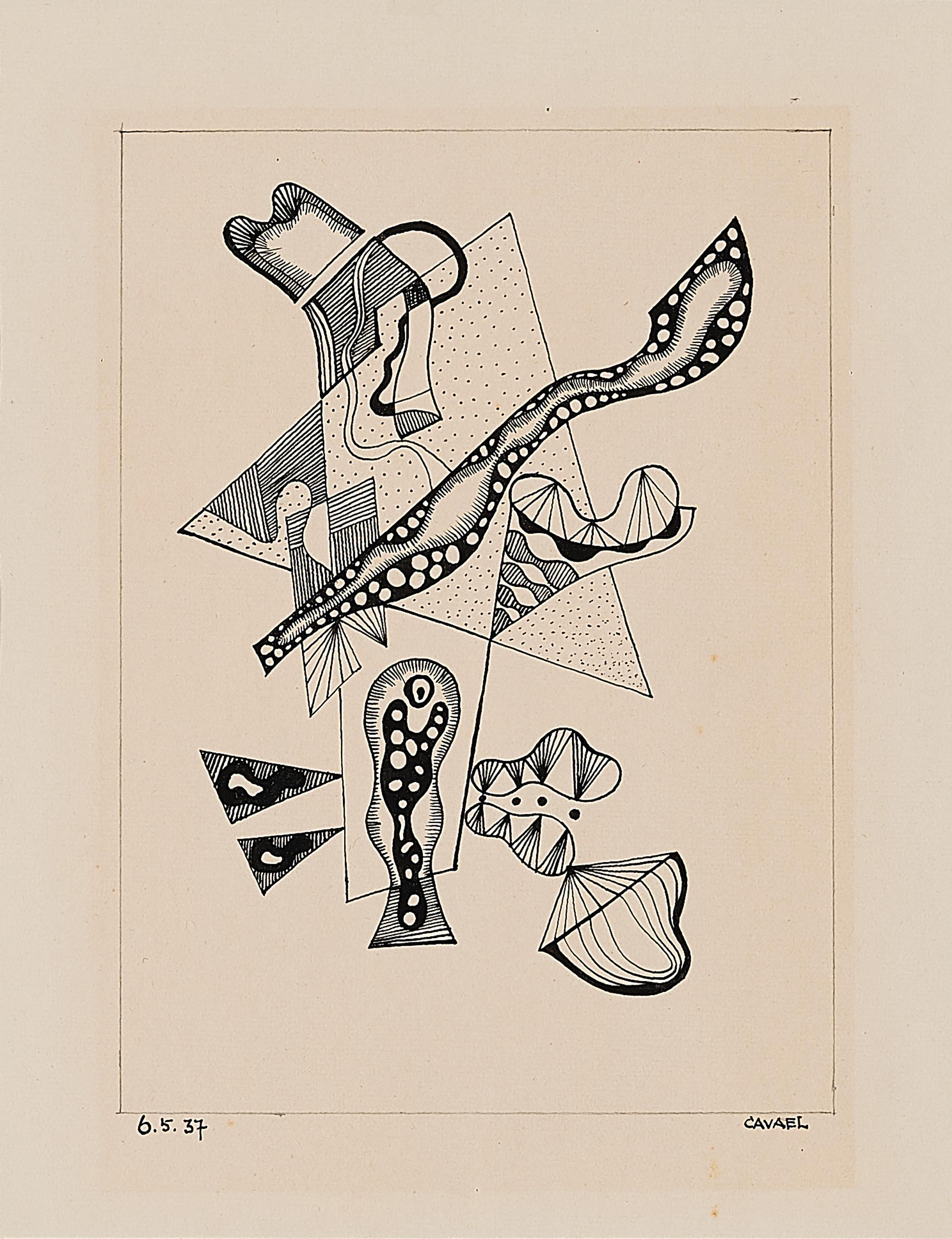 Rolf Cavael - Ohne Titel.