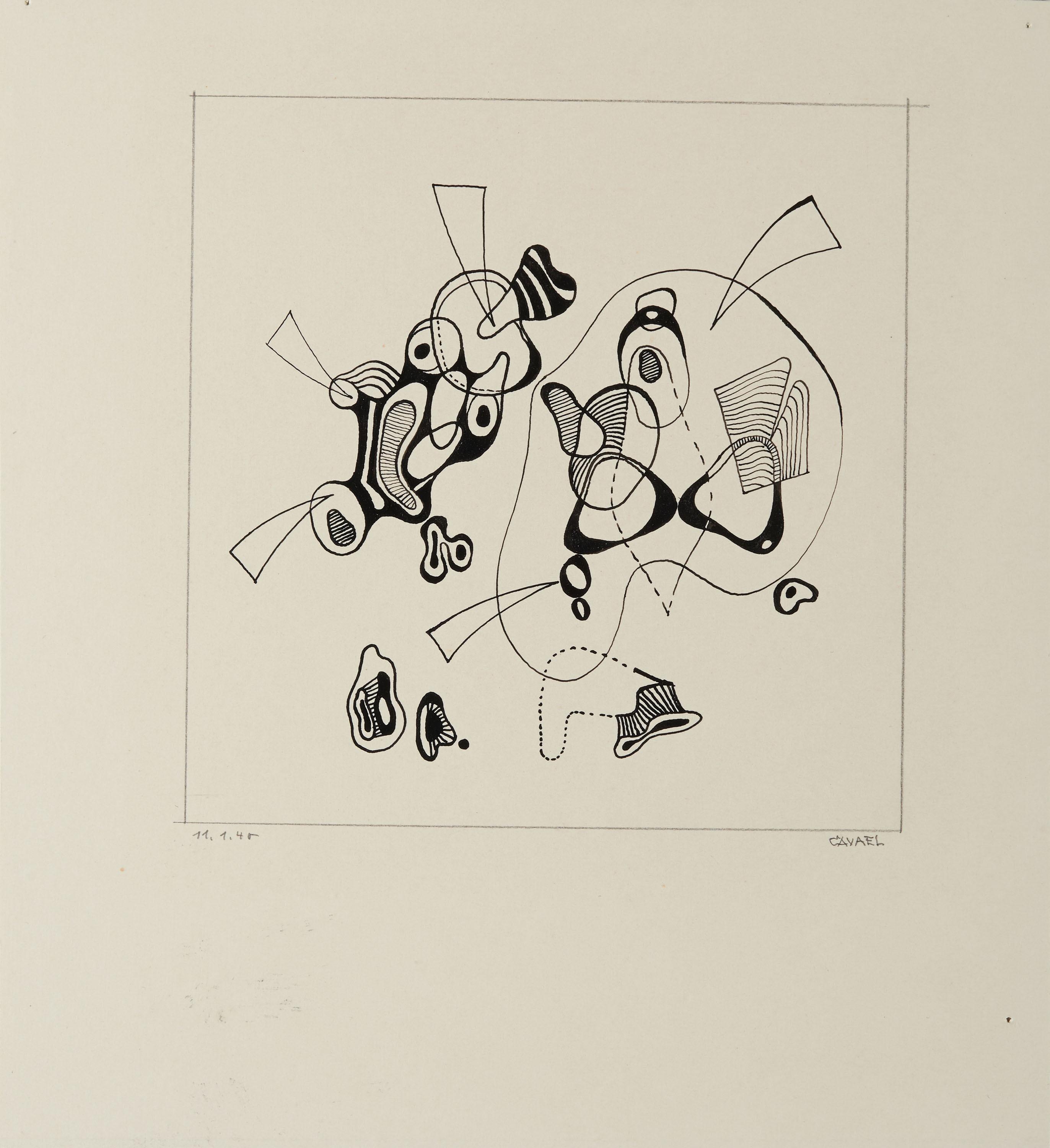 Rolf Cavael - Ohne Titel.