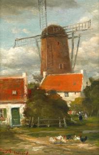 Rolf Dieter Meyer-Wiegand - Hühnerhof an der Mühle