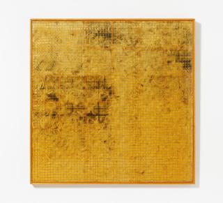 Rolf Glasmeier - »Veränderbare struktur (transparent) mit fotos und federn«.