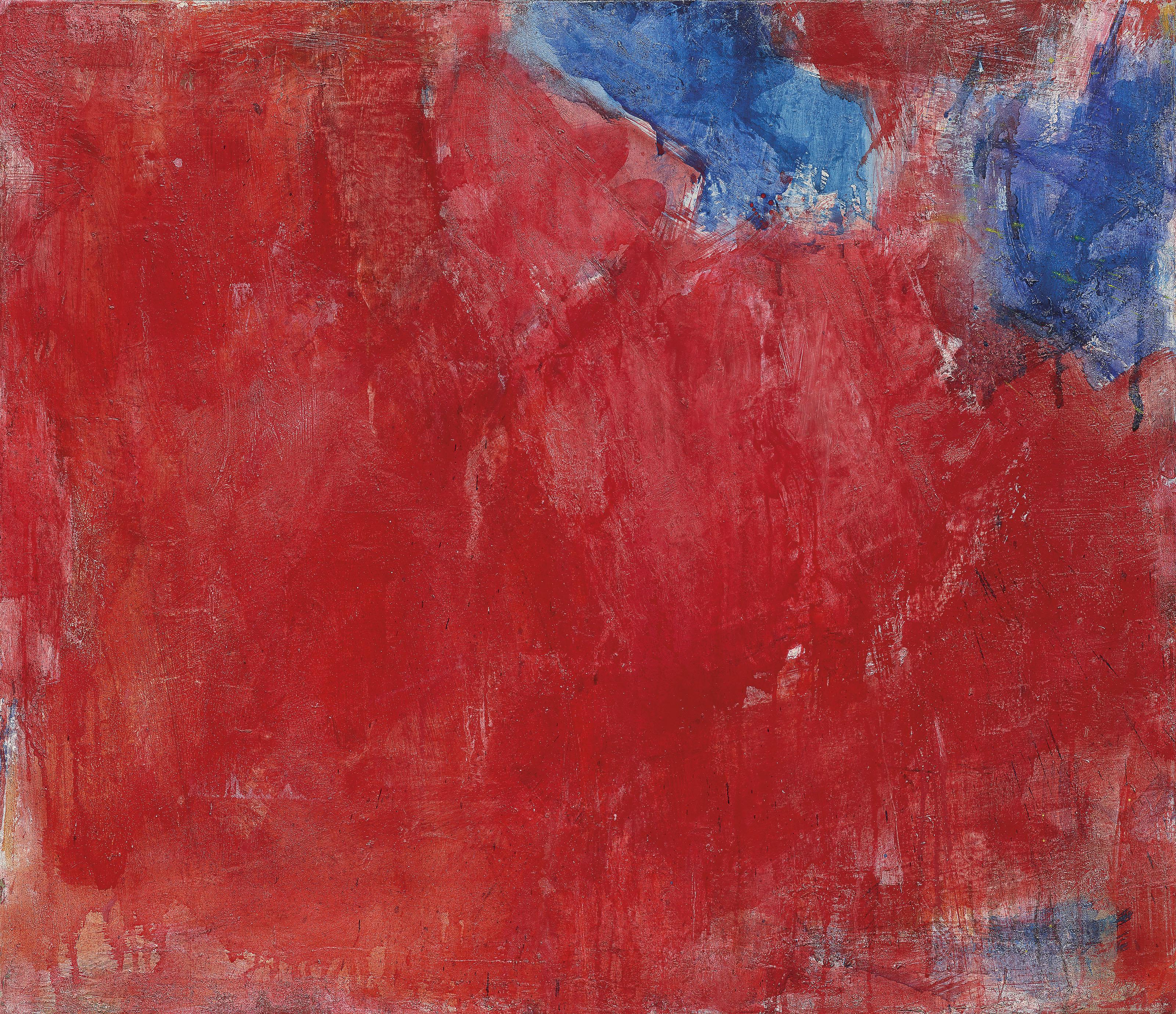 Rolf Iseli - Komposition (Rot mit Blau), 1957/58