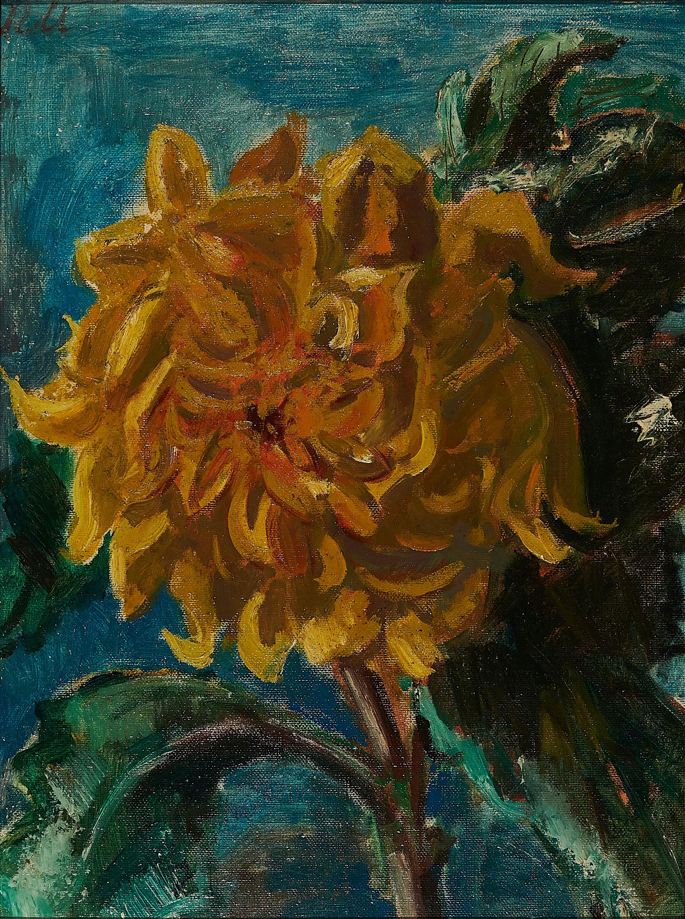 Rolf Müller-Landau - Ohne Titel (Gelbe Blume).