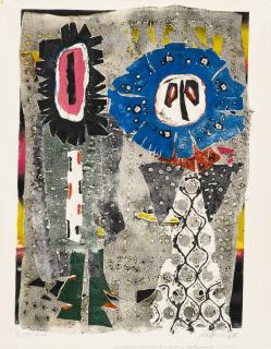 Rolf Nesch - Nachbarn (2 Nachbarn)