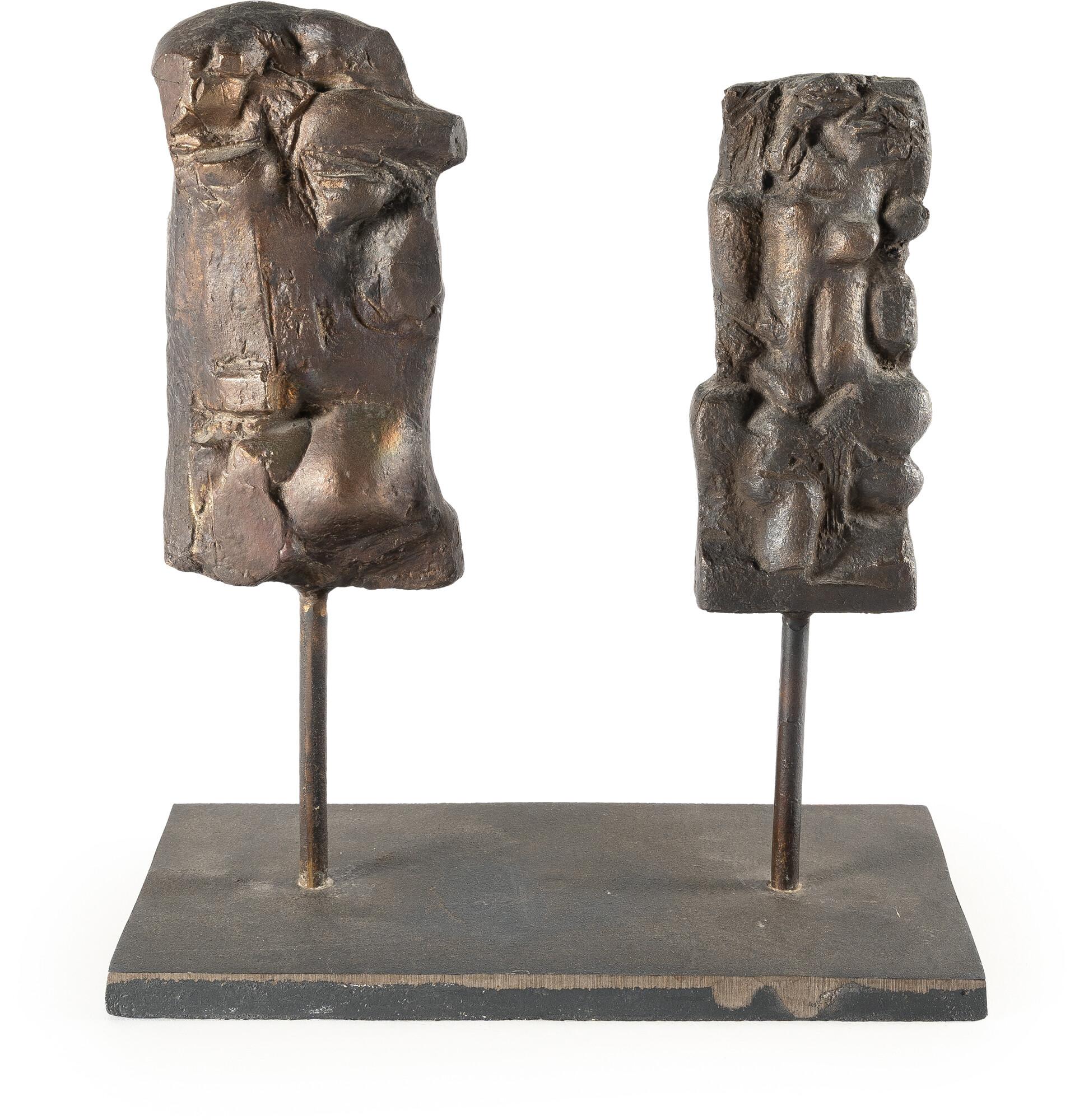 Rolf Szymanski - Reliefskizze I (rechts) und II (links)