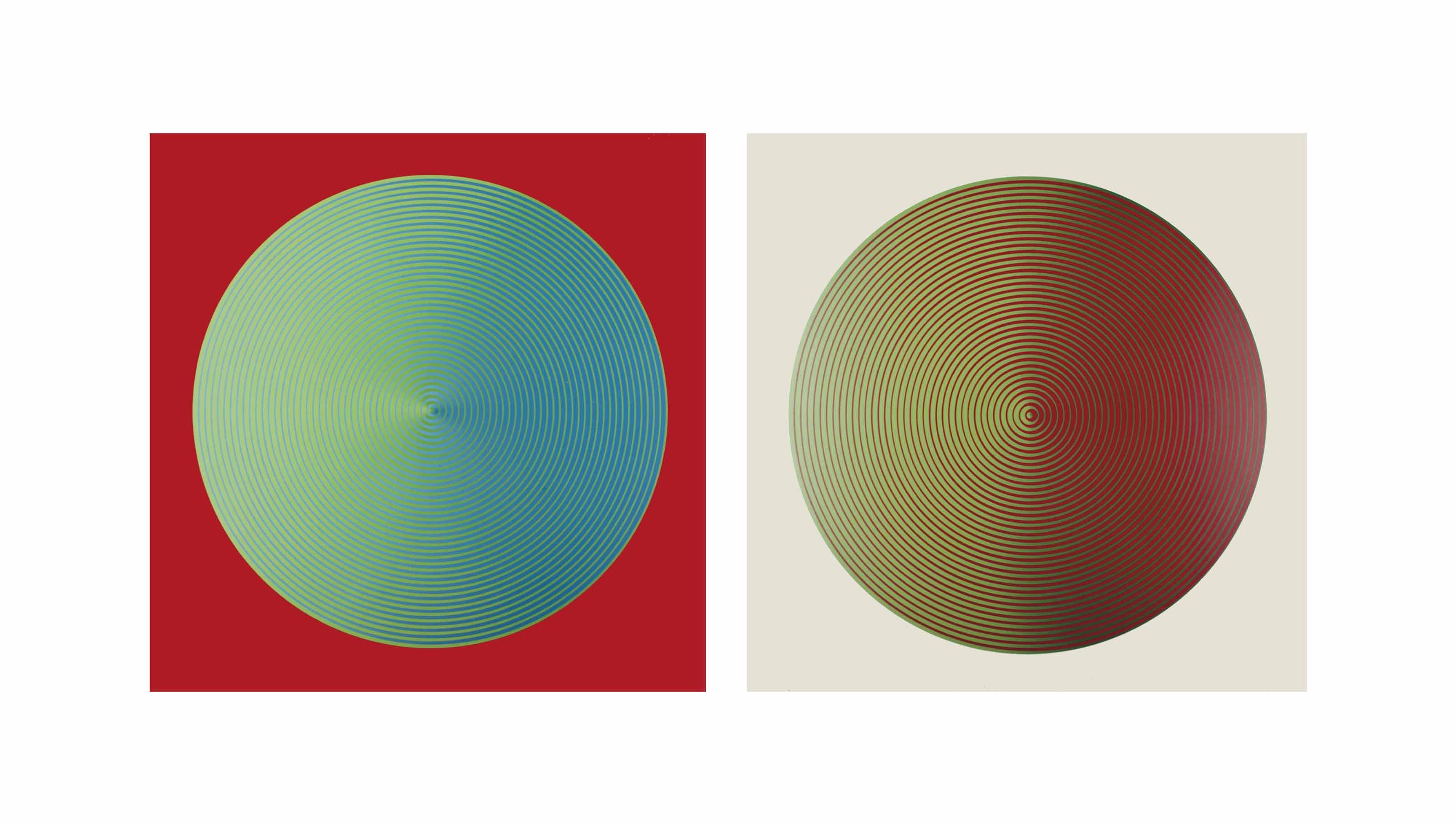 Rolf Weber - (I) Untitled (Mr. 5) (II) Untitled (Mr. 6)
