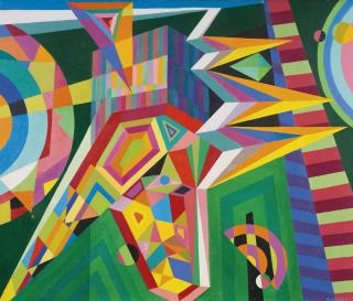 Rolph Scarlett - Geometric Abstraction (Untitled)