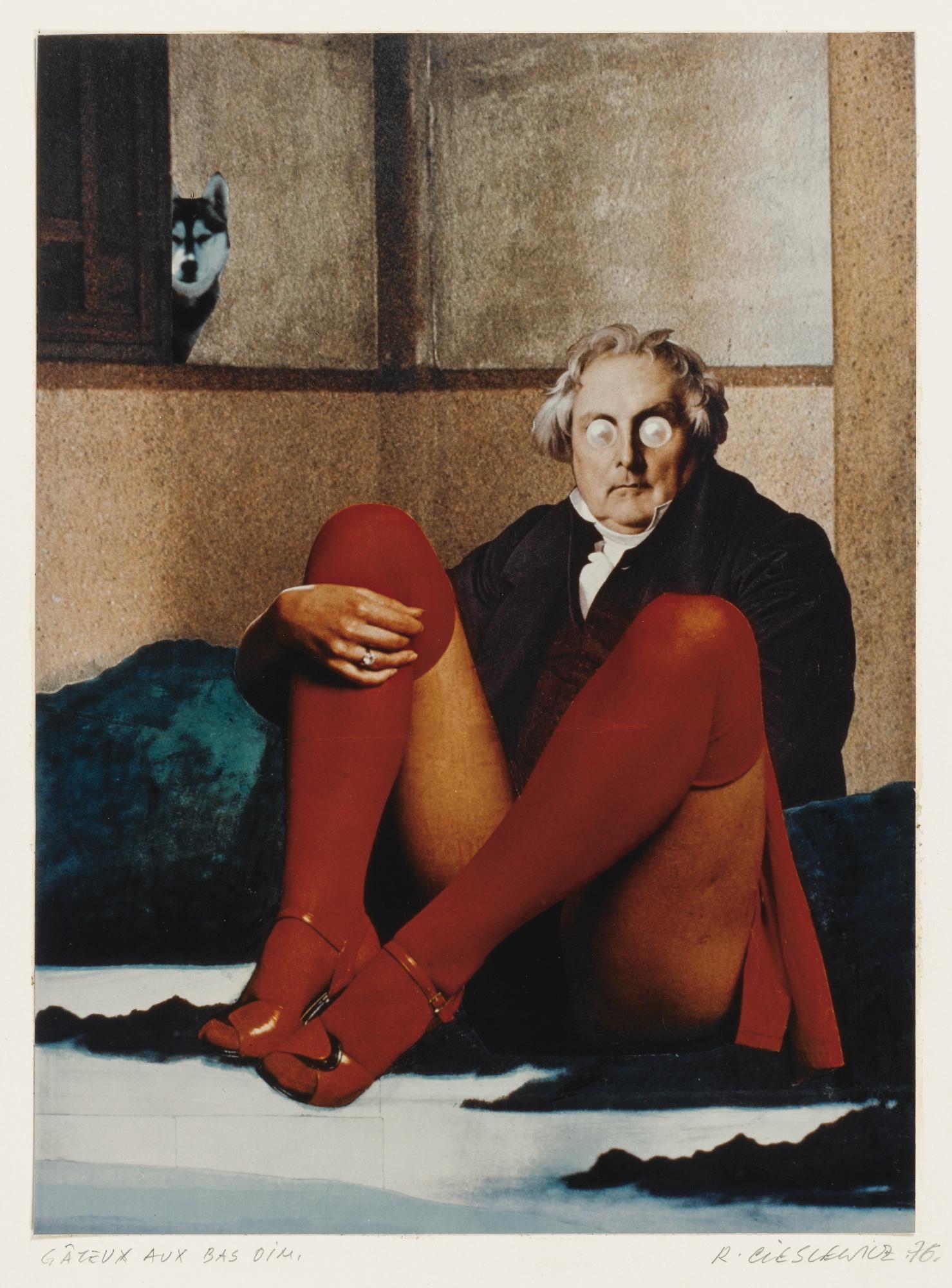 Roman Cieślewicz - Polish/French old Fogey In Dim Stockings