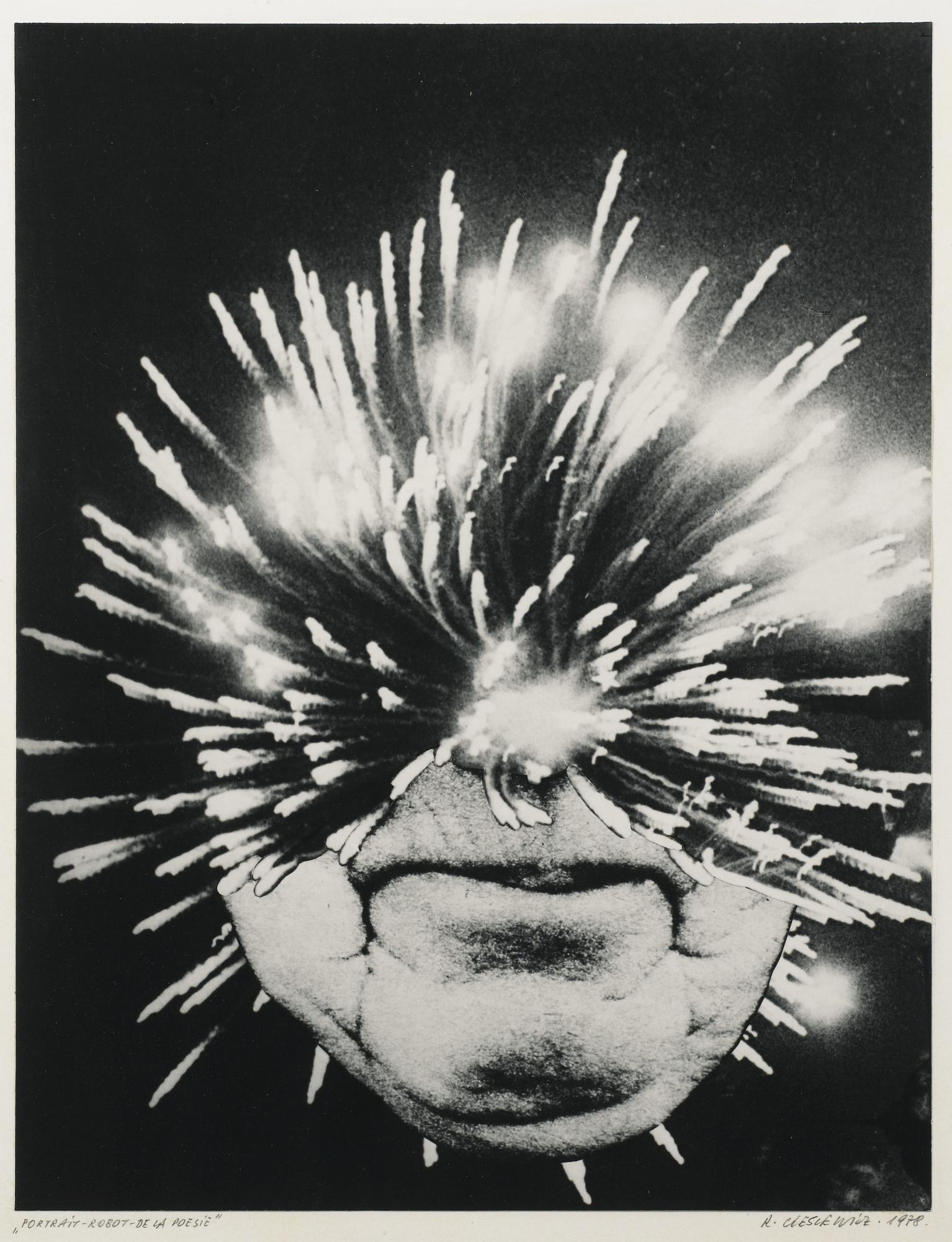 Roman Cieślewicz - Polish/French portrait-Robot De La Poésie