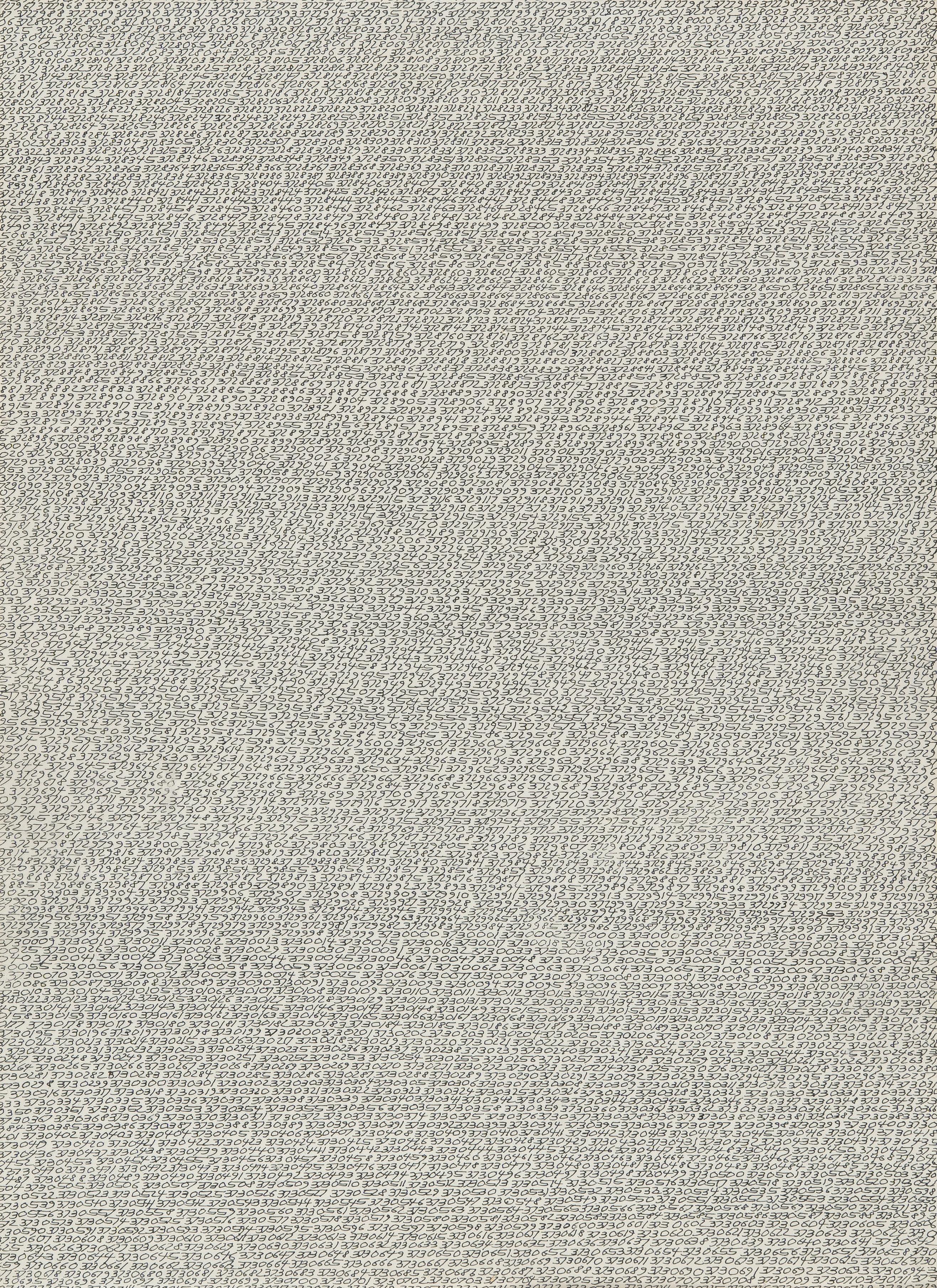 Roman Opalka - 1965/1-∞ Detail 3727947-3730729