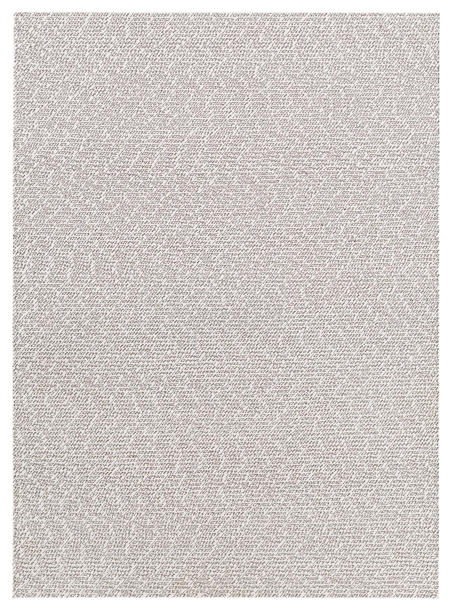 Roman Opalka - Opalka 1965/1-8 Detail, 1676723-1679589