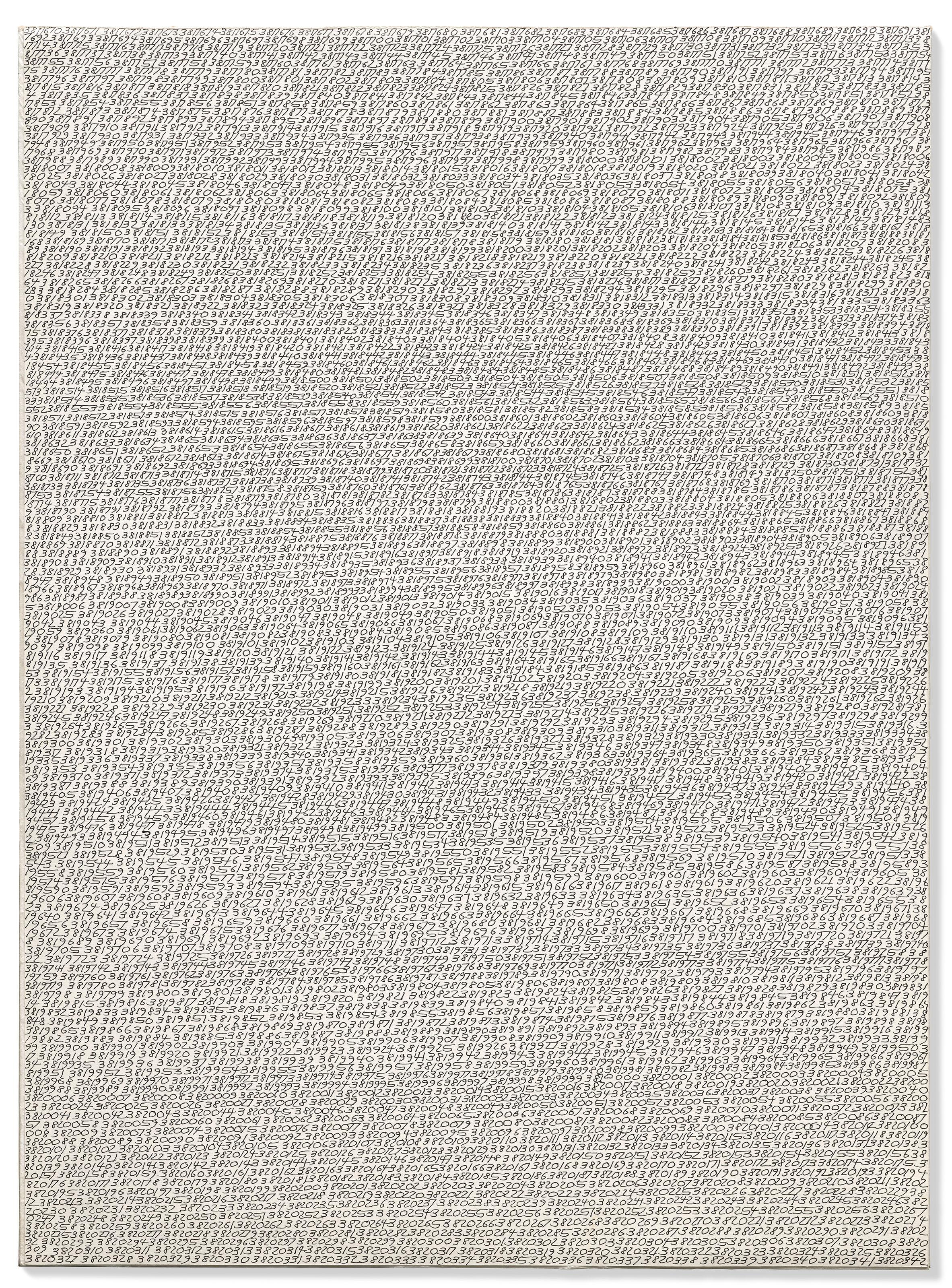 Roman Opalka - Opalka 1965 / 1-8, Detail 3817670-3820342