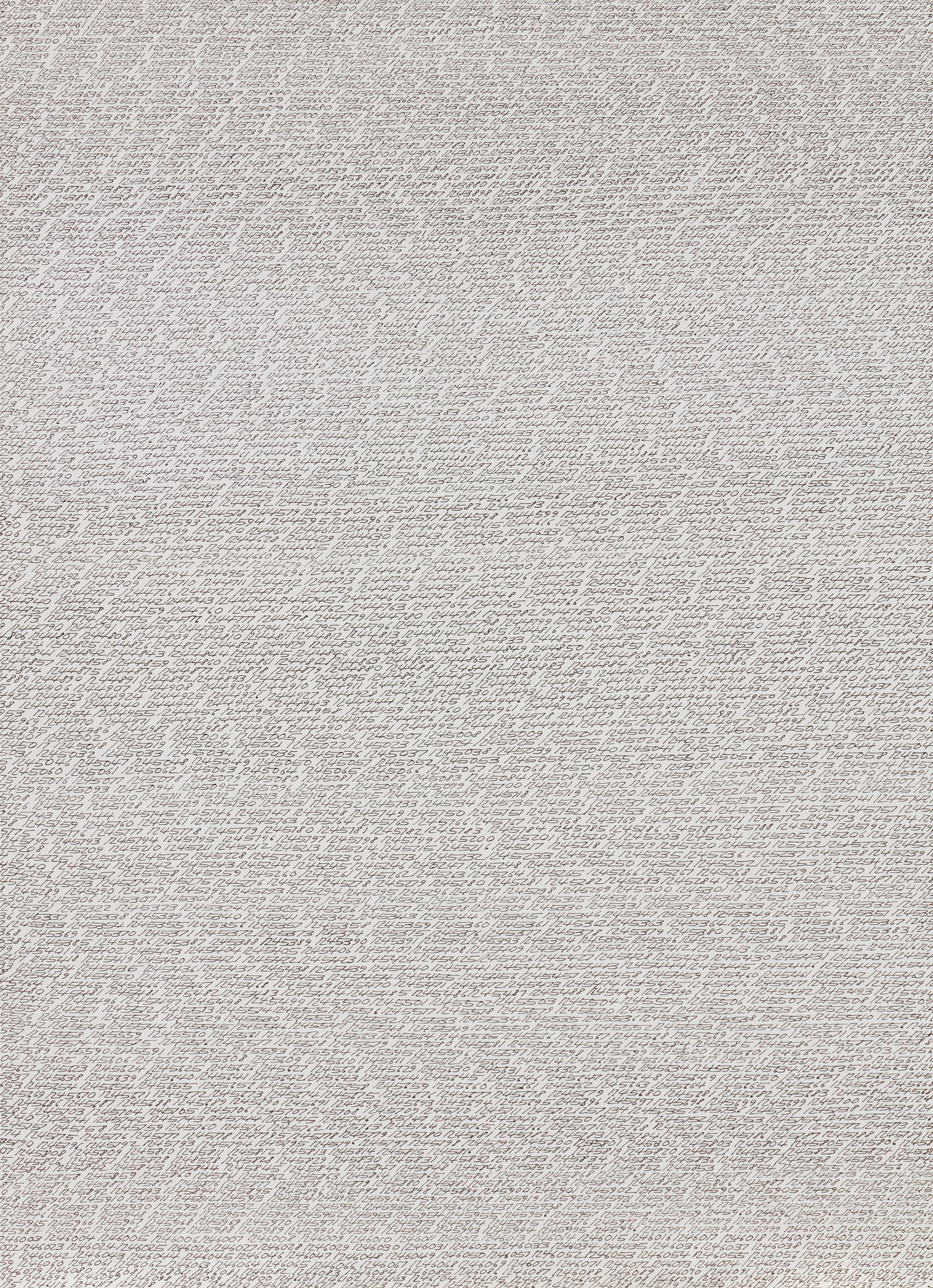 Roman Opalka - Opalka 1965/1-∞ Detail-1243401-1246137