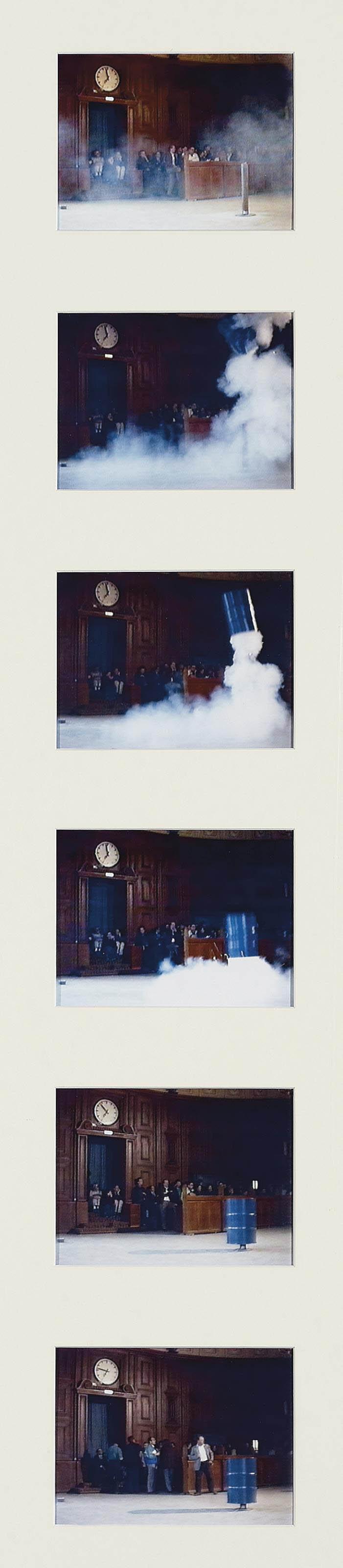 Roman Signer - Action Kunst-Buffet Bad BF Basel, 6.6.1989, 18:58 Uhr