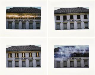 Roman Signer - Aktion In Kurhaus Weissbad Al (Fensterläden Mit Raketen)