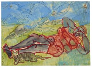 Romare Bearden - Afternoon Repose