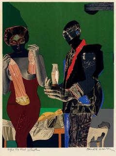Romare Bearden - Before the First Whistle (Geldburd & Rosenberg 33)