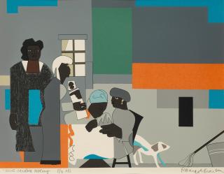 Romare Bearden - Blue Carolina Morning