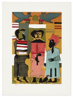 Romare Bearden - Firebirds (Gelburd/Rosenberg 11)