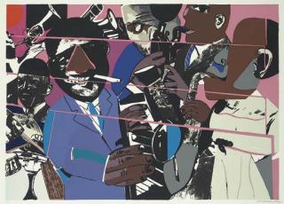 Romare Bearden - Jazz II (G. and R. 66)