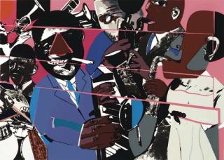 Romare Bearden - Jazz II (Gelburd And Rosenburg 66)