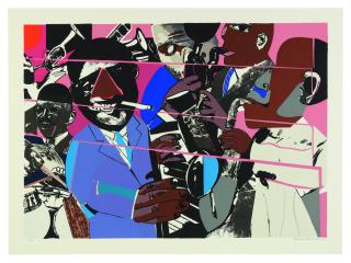 Romare Bearden - Jazz Ii (Gelburd/Rosenberg 100)