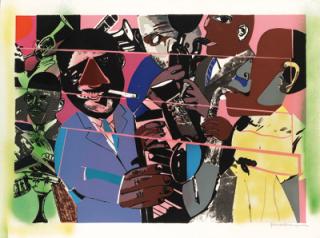 Romare Bearden - Jazz II