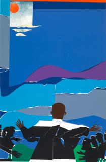 Romare Bearden - Martin Luther King Jr. - Mountain Top