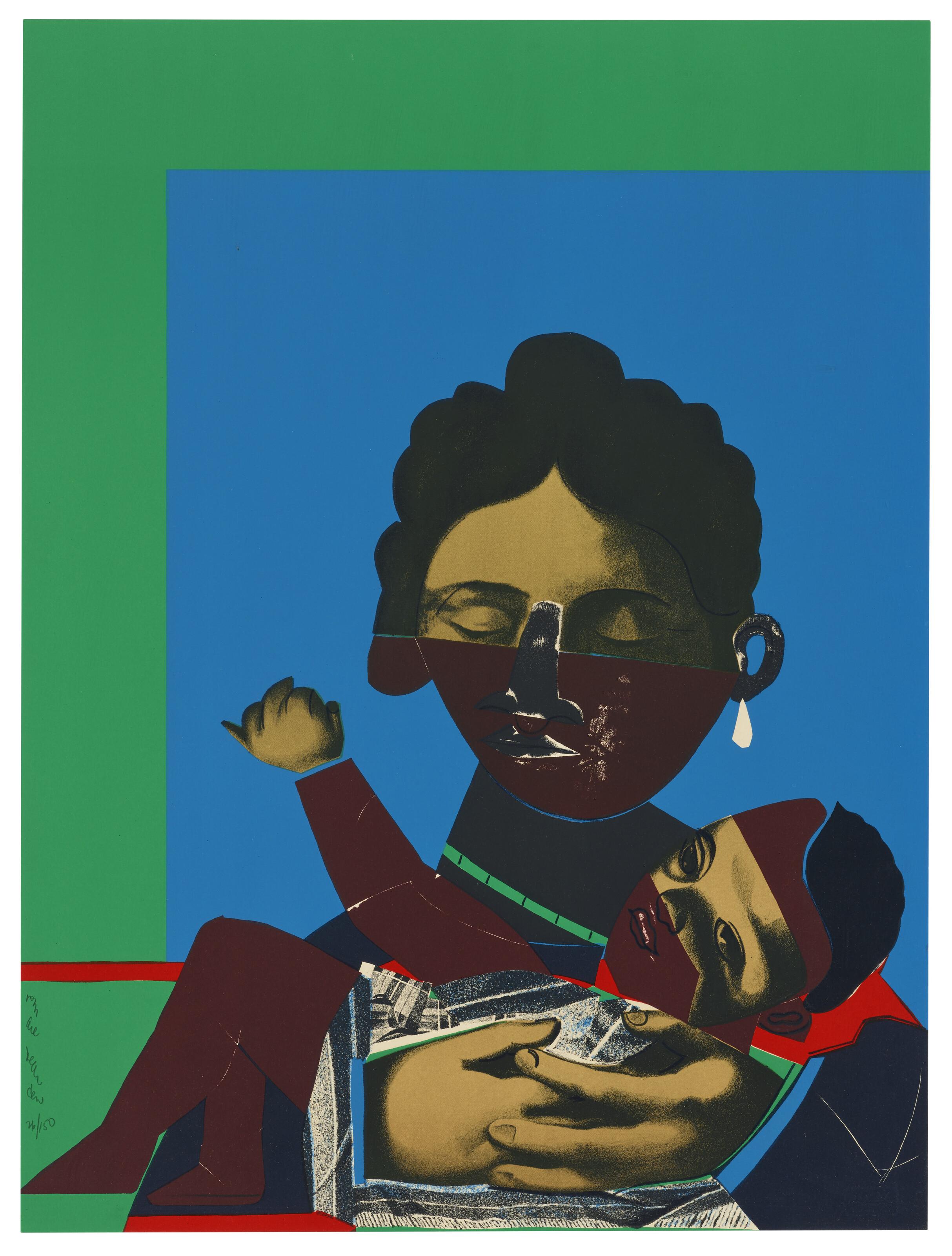 Romare Bearden - Mother and Child, from Conspiracy: The Artist as Witness