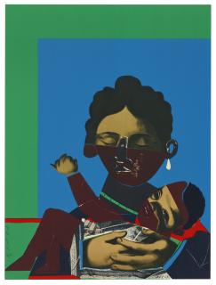 Romare Bearden - Mother and Child, from Conspiracy: The Artist as Witness