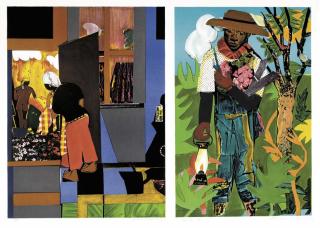 Romare Bearden - Open Door (G. and R. 29)