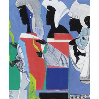 Romare Bearden - Palm Sunday Procession