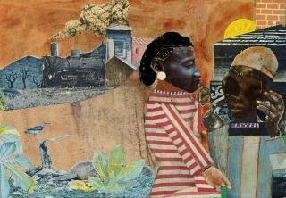 Romare Bearden - Sunset Limited