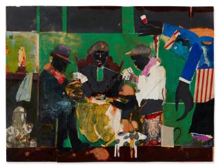 Romare Bearden - The Cardplayers