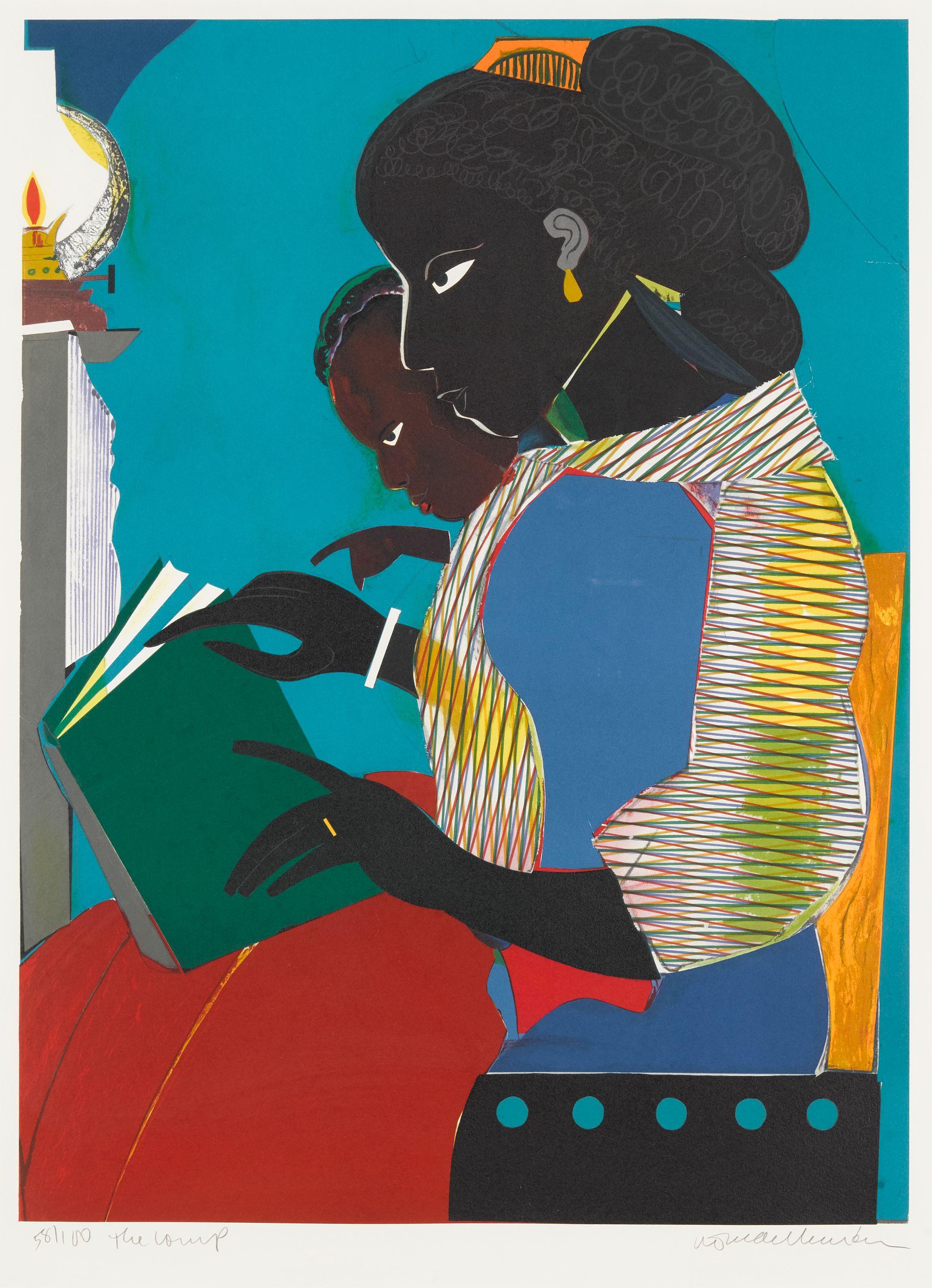 Romare Bearden - The Lamp
