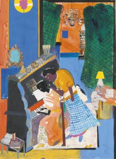 Romare Bearden - The Piano Lesson