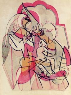 Romare Bearden - Untitled (Xmas for Jean)