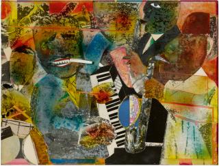 Romare Bearden - Vamp Time - Chicago (Of The Blues)