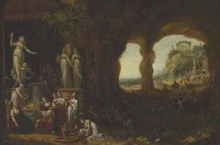 Rombout van Troyen - Solomon Sacrificing to the Idols