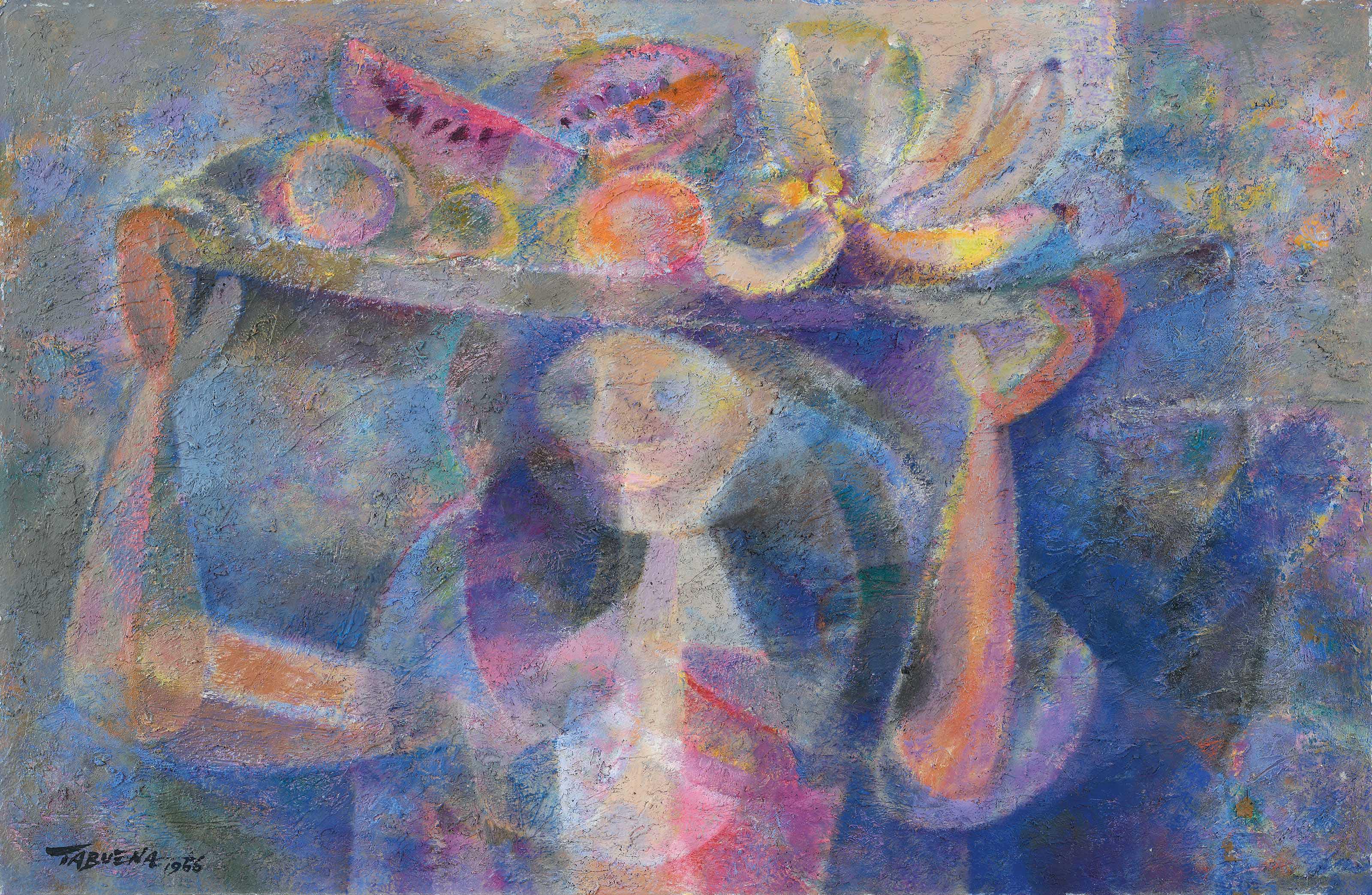 Romeo Tabuena - Girl with Fruits