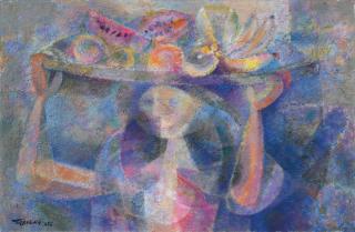 Romeo Tabuena - Girl with Fruits