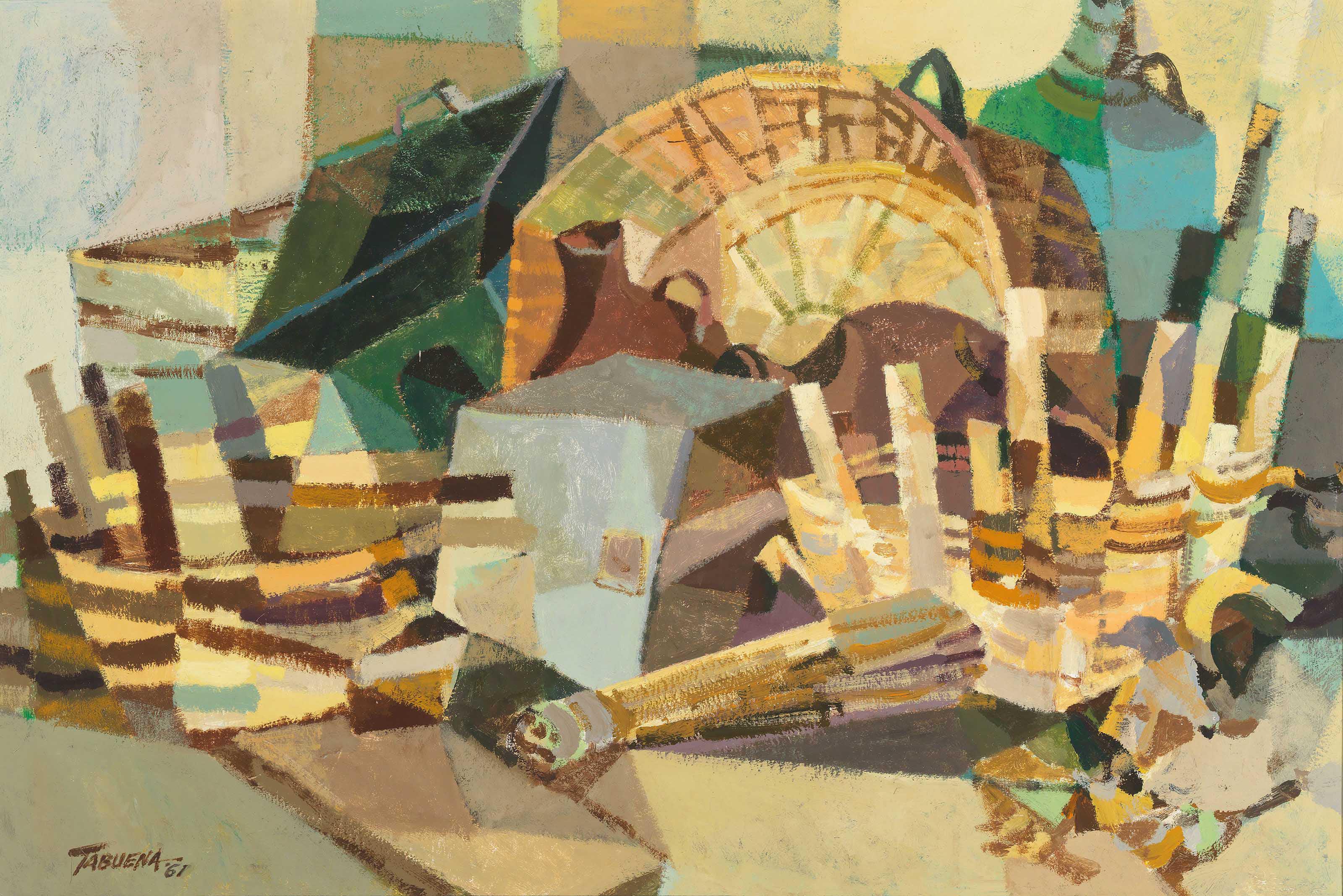 Romeo Tabuena - Still Life with Basket