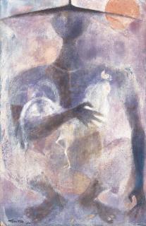 Romeo V. Tabuena - Man With Rooster