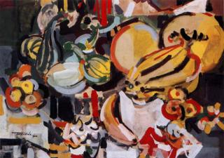 Romeo V. Tabuena - Still life of tropical fruits