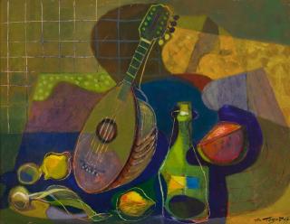 Romeo V. Tabuena - Still Life With Mandoline