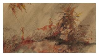 Romeo V. Tabuena - Village Scene