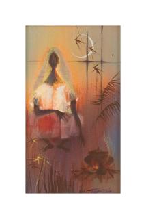 Romeo V. Tabuena - Woman Under Moon