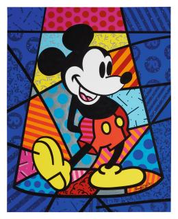 Romero Britto - Spotlight Mickey/Surprise Party